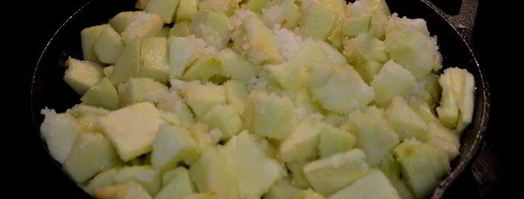 перевернутый яблочный тарт. Шаг 4