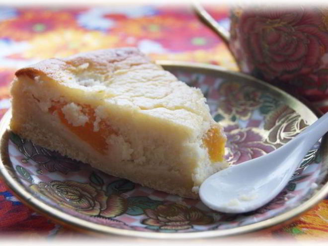 Рецепт персикового тарта с франжипаном