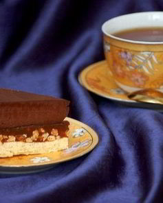 Шоколадно-карамельный тарт