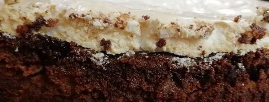 шоколадный теплый тарт с вишнями и сливами. Шаг 18