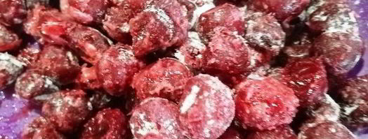 шоколадный теплый тарт с вишнями и сливами. Шаг 9