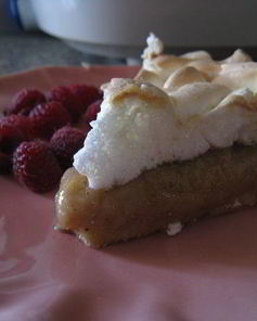 Тарт Грушевая массала под меренгой