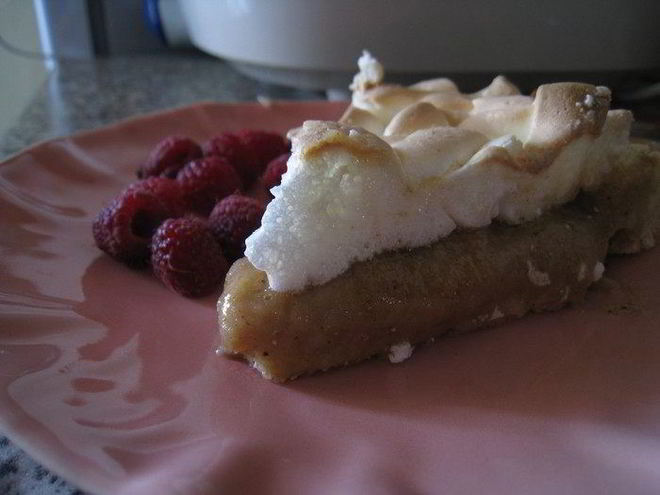 Рецепт тарта грушевая массала под меренгой