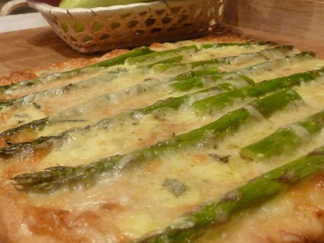 Рецепт тарта из спаржи