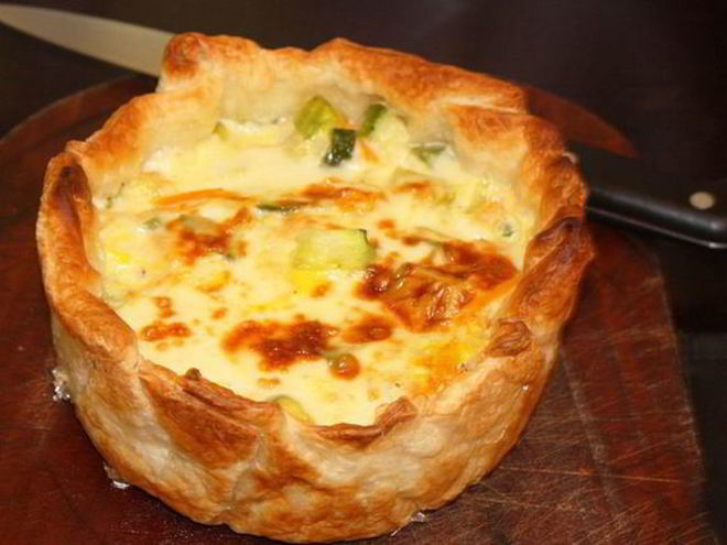 Рецепт тарта из цукини