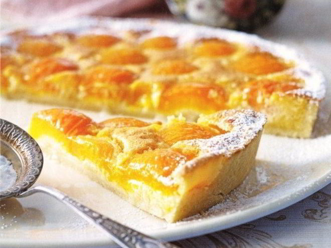 Рецепт тарта с абрикосами
