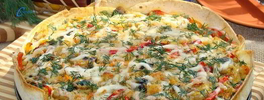 тарт с булгуром и грибами. Шаг 8