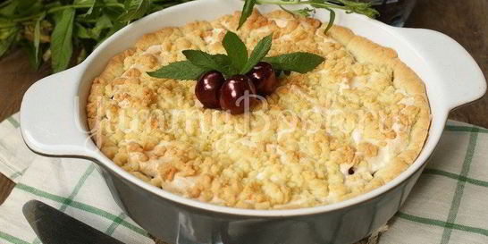 Тарт с черешней