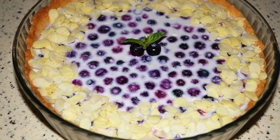 Тарт с голубикой