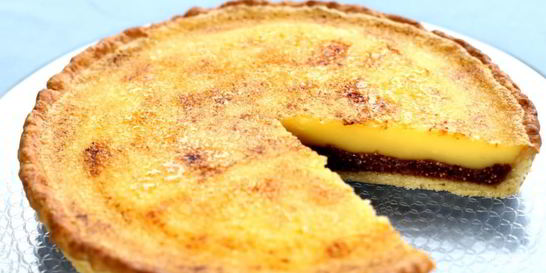 Тарт с инжиром и крем-брюле