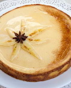 Тарт с карамелизированными бананами и йогуртовым кремом