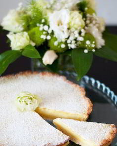 Тарт с лаймовой начинкой