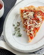 Тарт с помидорами черри