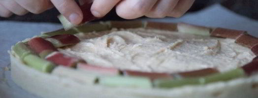 тарт с ревенем и миндалем. Шаг 9