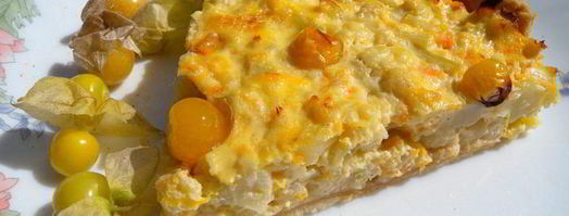 тарт с цветной капустой и фезалисом. Шаг 8