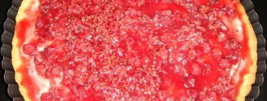 тарт с заварным кремом и малиновым желе. Шаг 11