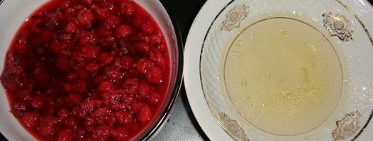 тарт с заварным кремом и малиновым желе. Шаг 8