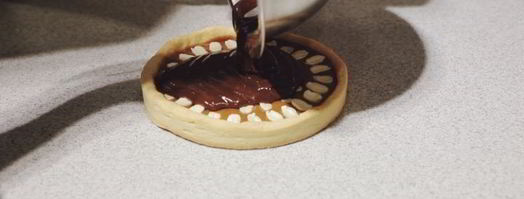 тарт сникерс. Шаг 13