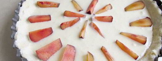 тарт со сливами и марципановой заливкой. Шаг 7