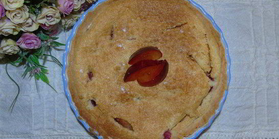 Тарт со сливой