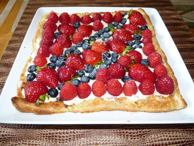 Рецепт тарта со свежими ягодами