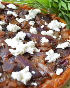 Тарт-татен с луковым ассорти