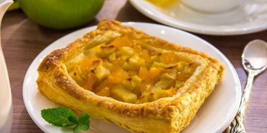 Тарты с тыквой и яблоками