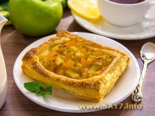 Рецепт тартов с тыквой и яблоками