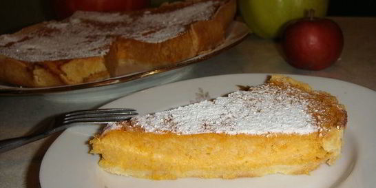 Тыквенно-яблочный тарт