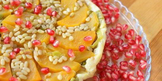 Тыквенный тарт татен