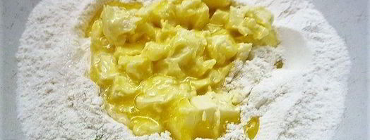 вишневый тарт с лаймом и заварным кремом. Шаг 2