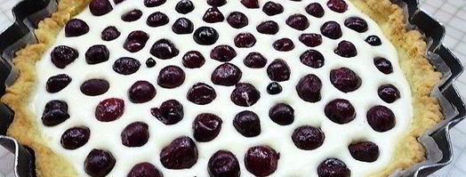 вишневый тарт с лаймом и заварным кремом. Шаг 14