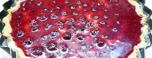 вишневый тарт с лаймом и заварным кремом. Шаг 15