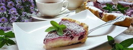 вишневый тарт с лаймом и заварным кремом. Шаг 16