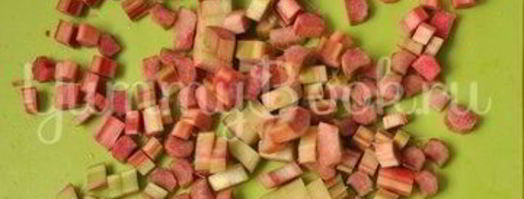 яблочный тарт с ревенем. Шаг 3