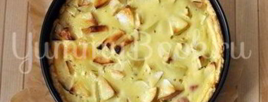 яблочный тарт с ревенем. Шаг 9