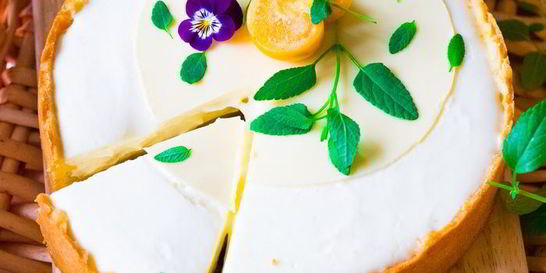 Яблочный тарт с воздушным кремом