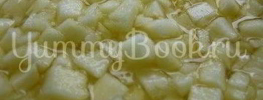 заливной яблочный тарт с вином. Шаг 3