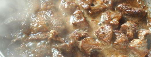 телятина маринованная в вишневом вине. Шаг 3