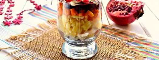 веррины с сельдью и гранатом. Шаг 3