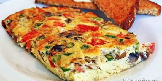 Яичница с грибами