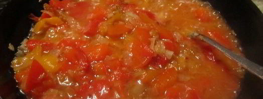 яичница в булочке. Шаг 2