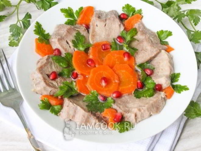 Рецепт языка в желе