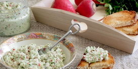 Закуска из редиса