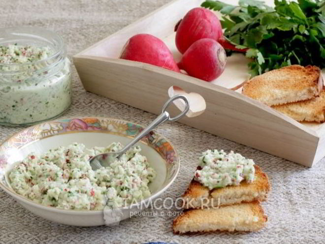 Рецепт закуски из редиса