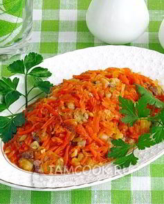 Закуска из сельди с овощами