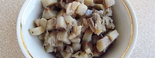 закуска из сельди с овощами. Шаг 7