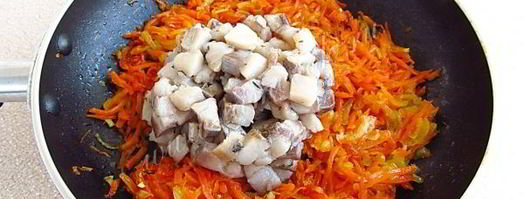 закуска из сельди с овощами. Шаг 8