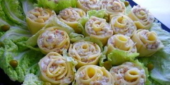 Закуска из сыра Розы для милых дам