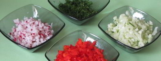 закуска праздничный венок. Шаг 6